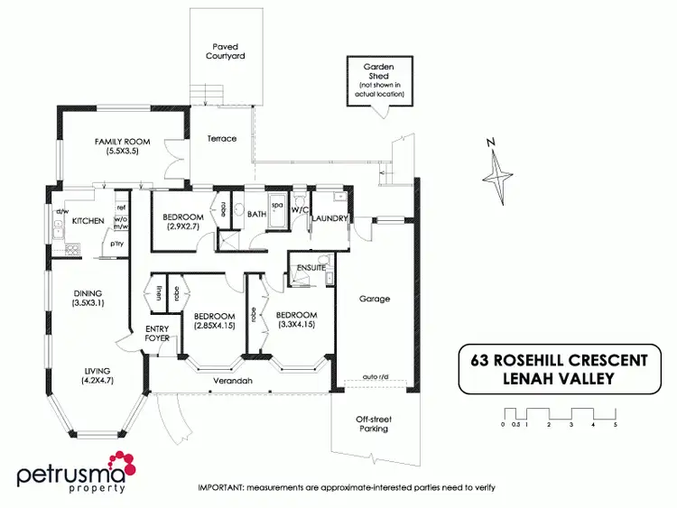 Floorplan of Homely house listing, 63 Rosehill Crescent, Lenah Valley TAS 7008