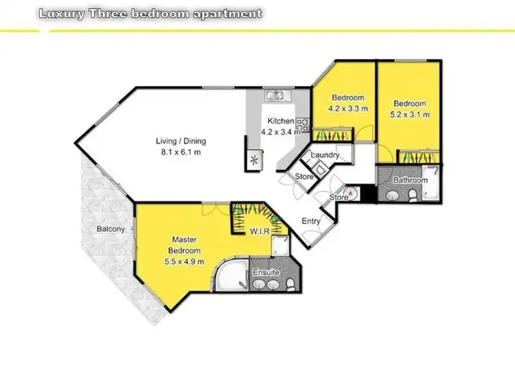 Floorplan of Homely apartment listing, Address available on request