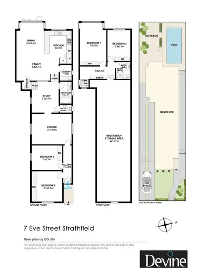 Floorplan of Homely house listing, 7 Eve Street, Strathfield NSW 2135