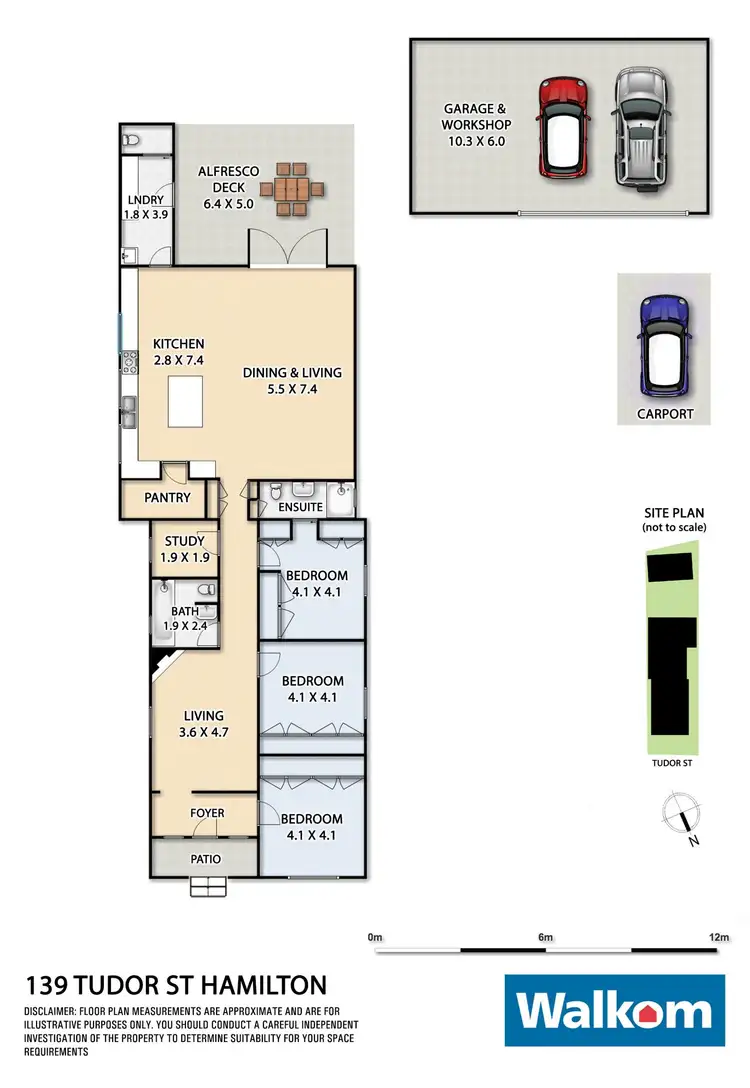 Floorplan of Homely house listing, 139 Tudor Street, Hamilton NSW 2303