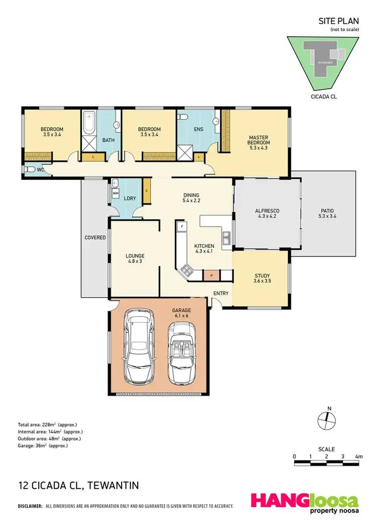 Floorplan of Homely house listing, 12 Cicada Close, Tewantin QLD 4565