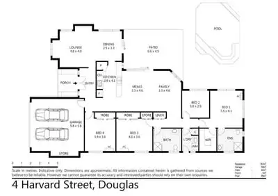 Floorplan of Homely house listing, 4 Harvard Street, Douglas QLD 4814