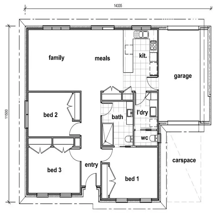 Floorplan of Homely unit listing, 16/13 Vista Court, Gembrook VIC 3783