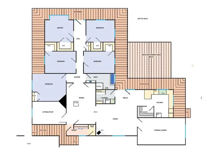 Floorplan of Homely rural property listing, 125 Rifle Range Road, Glengarry VIC 3854