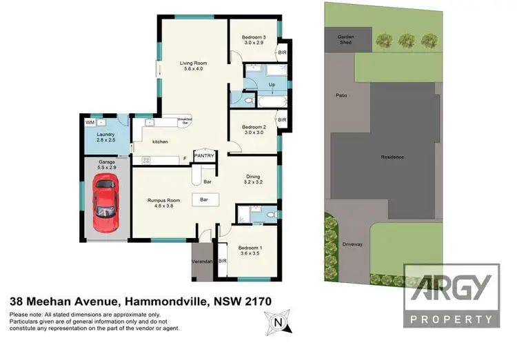 Floorplan of Homely house listing, 38 Meehan Avenue, Hammondville NSW 2170