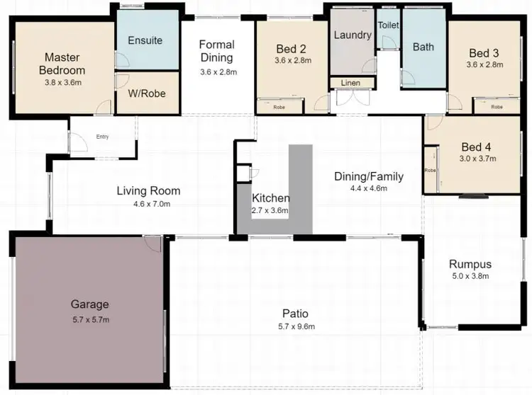 Floorplan of Homely house listing, 65 Whitehorse Road, Kallangur QLD 4503
