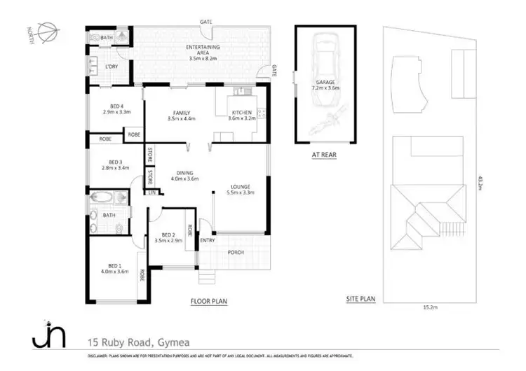Floorplan of Homely house listing, 15 Ruby Road, Gymea NSW 2227