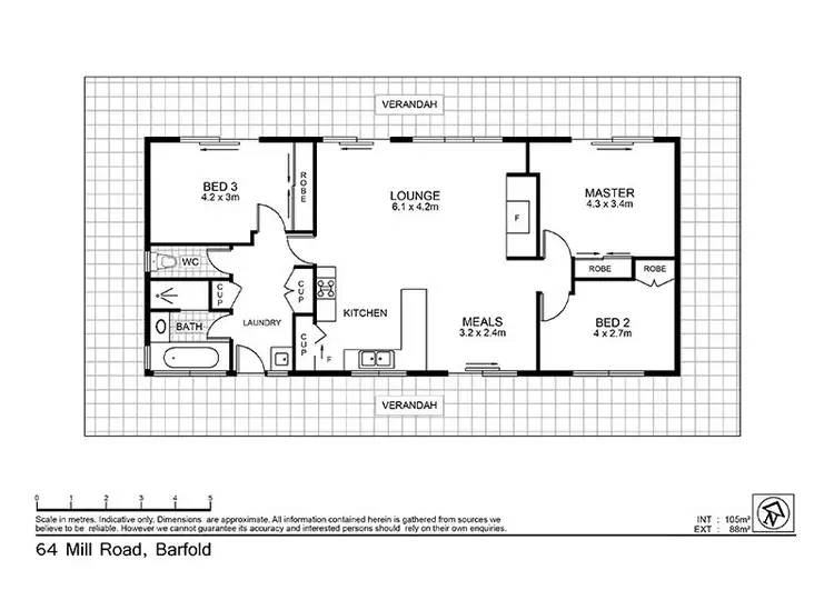 Floorplan of Homely rural property listing, 64 Mill Road, Barfold VIC 3444