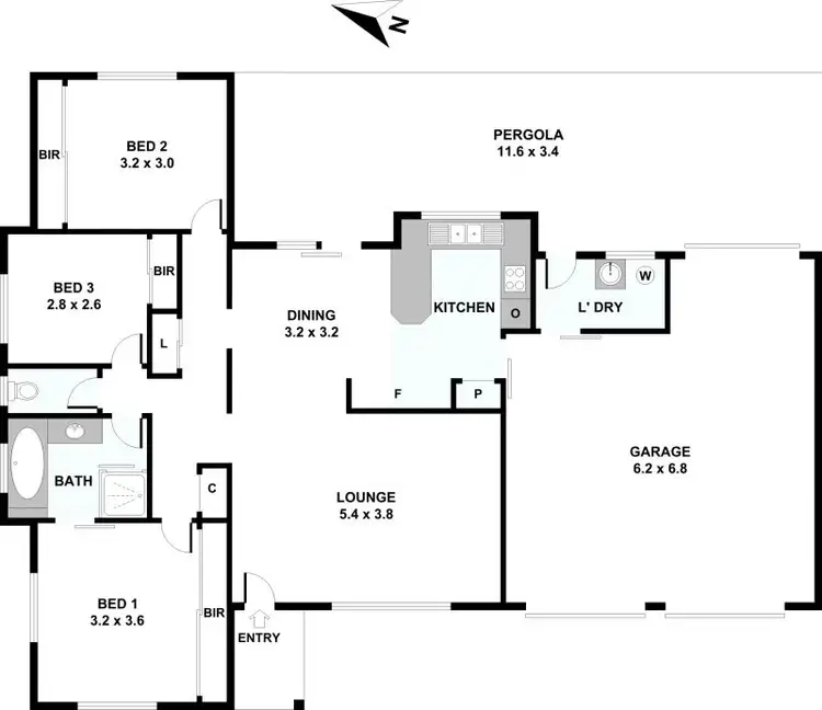 Floorplan of Homely house listing, 76 Honeymyrtle Drive, Banora Point NSW 2486