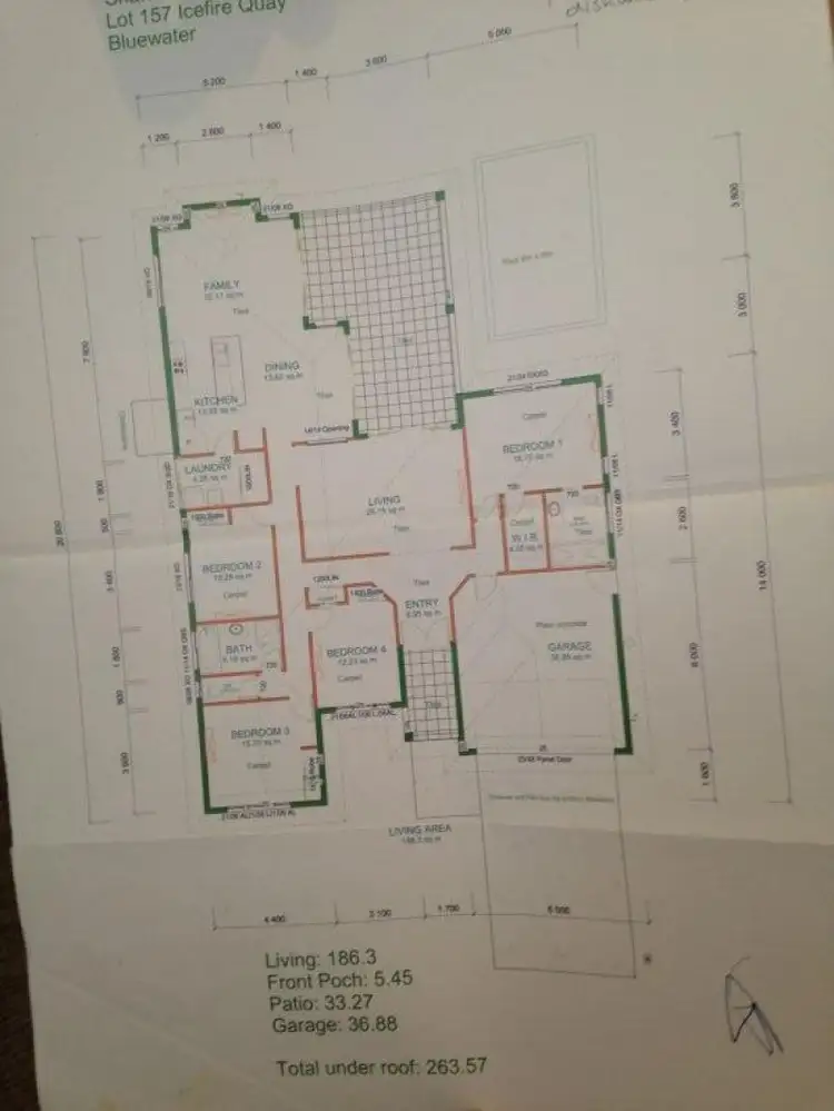 Floorplan of Homely house listing, 9 Icefire Quay, Trinity Park QLD 4879