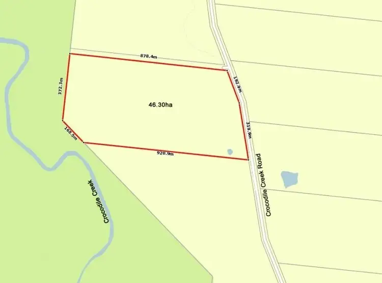 Floorplan of Homely land listing, 239 Crocodile Creek Road, Cape Cleveland QLD 4810