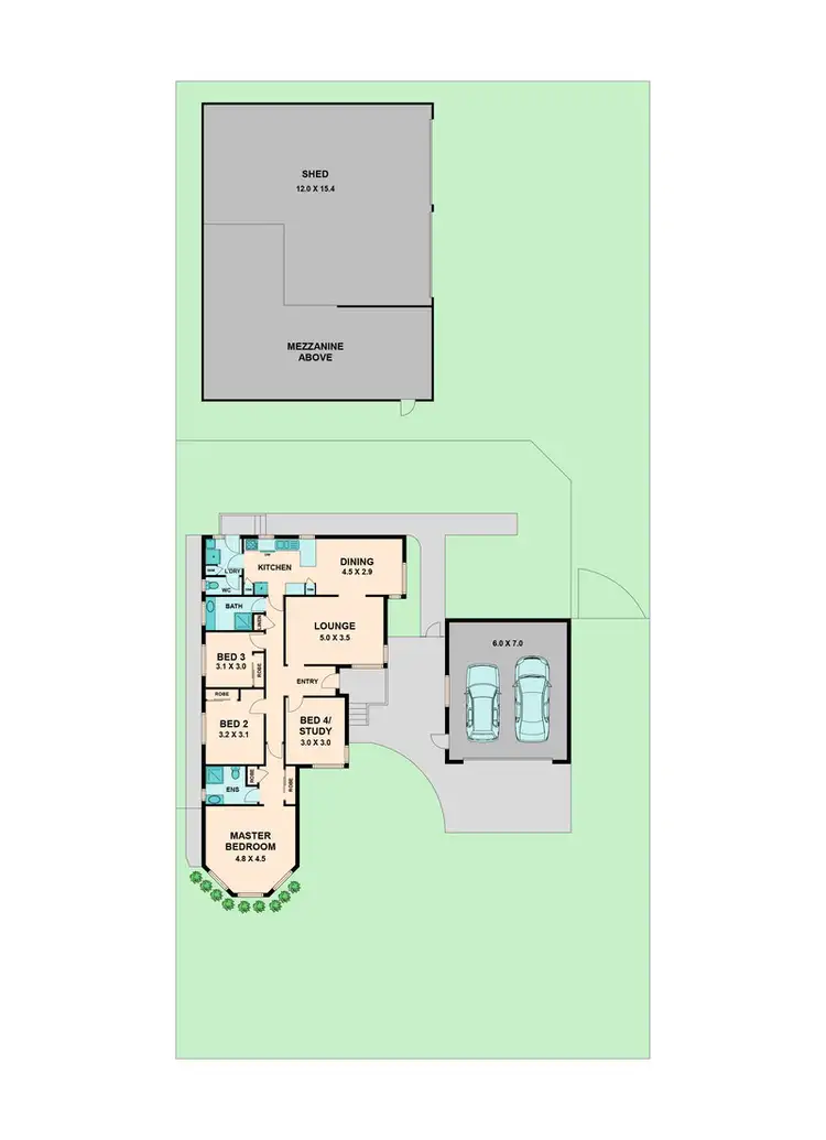 Floorplan of Homely house listing, 65 - 67 HAMILTON STREET, Kilmore VIC 3764