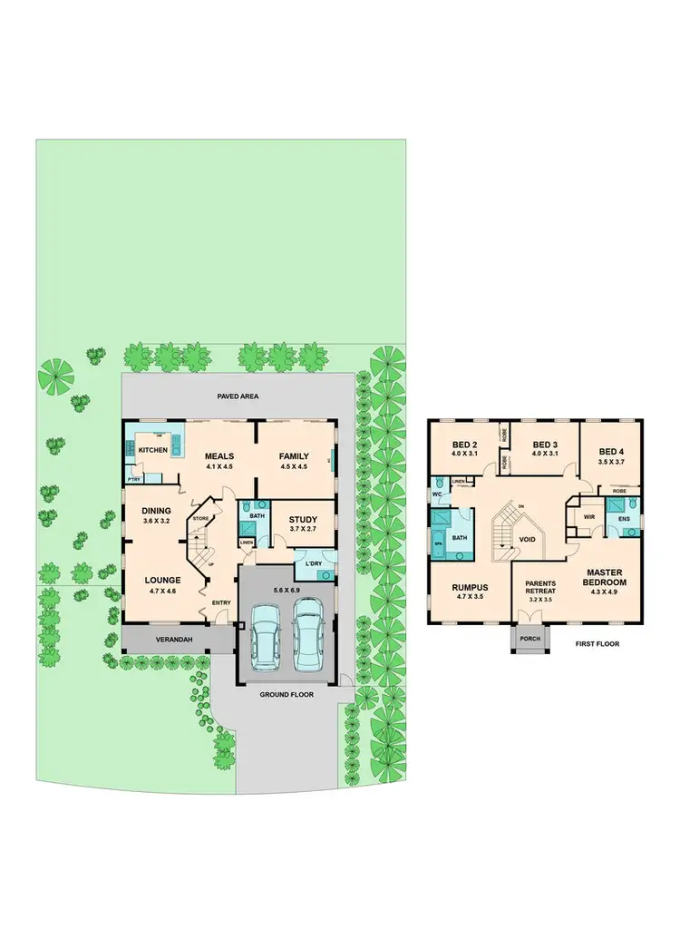 Floorplan of Homely house listing, 22 AUGUSTA WAY, Hidden Valley VIC 3756