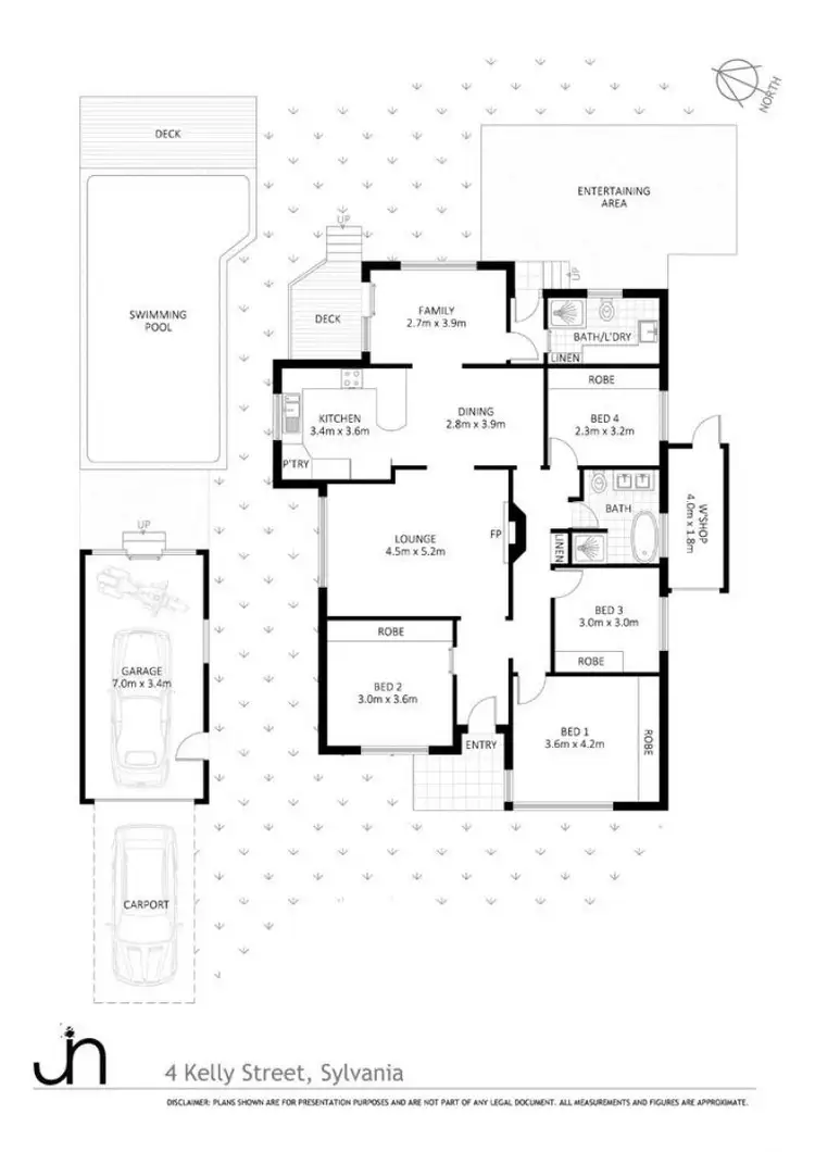 Floorplan of Homely house listing, 4 Kelly Street, Sylvania NSW 2224