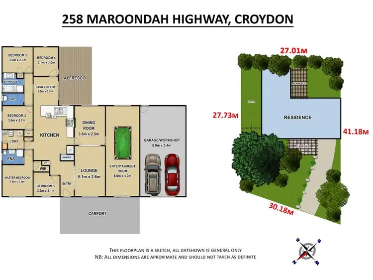 Floorplan of Homely house listing, 258 Maroondah Highway, Croydon VIC 3136