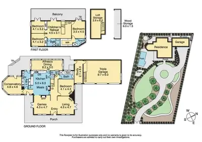 Floorplan of Homely house listing, 49 Old Mornington Road, Mount Eliza VIC 3930