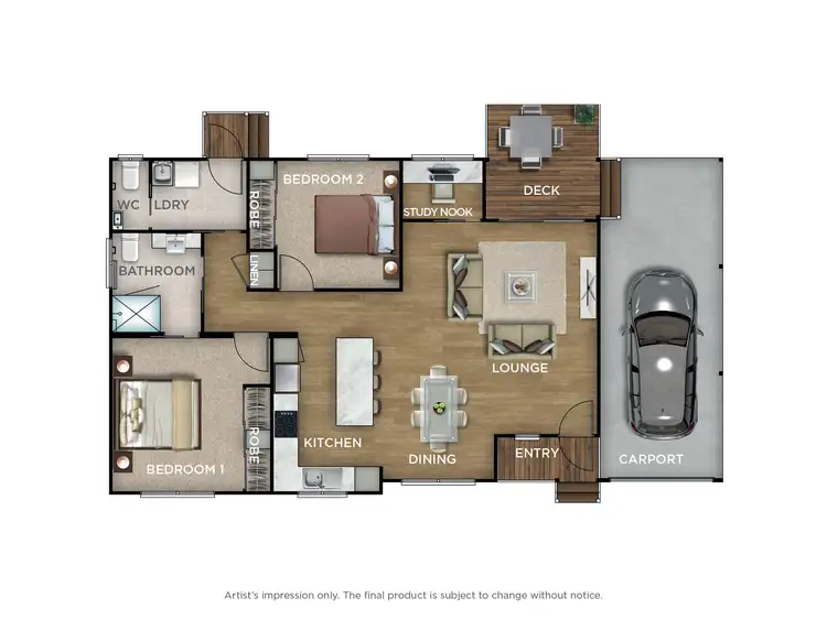 Floorplan of Homely house listing, 112/2 Koplick Road, Chambers Flat QLD 4133