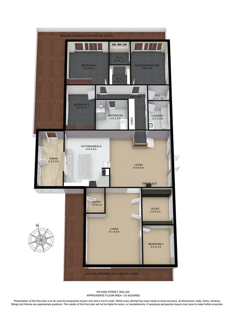 Floorplan of Homely house listing, 106 KING STREET, Wallan VIC 3756