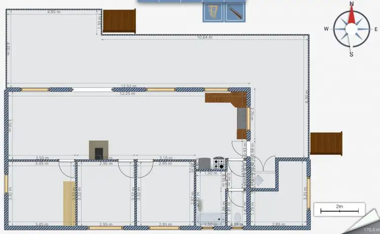 Floorplan of Homely house listing, 41 Slab Road, Middleton TAS 7163
