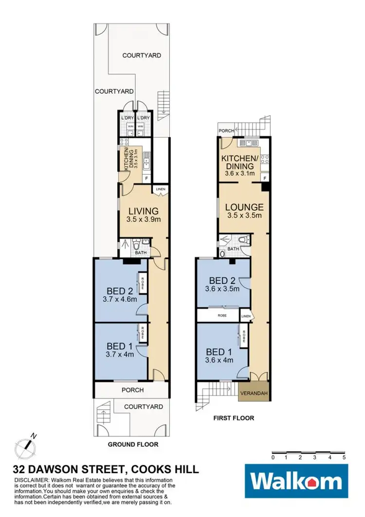 Floorplan of Homely house listing, 32 Dawson Street, Cooks Hill NSW 2300