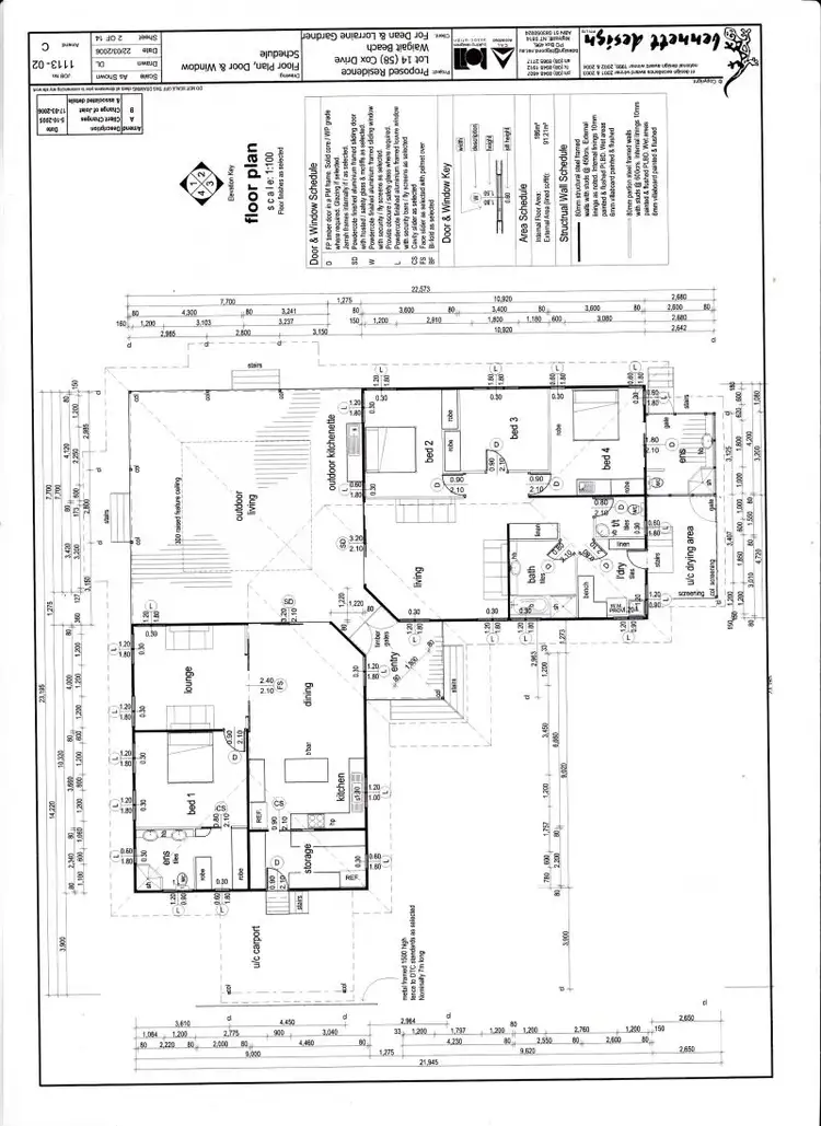 Floorplan of Homely house listing, 58 Cox Drive, Wagait Beach NT 822