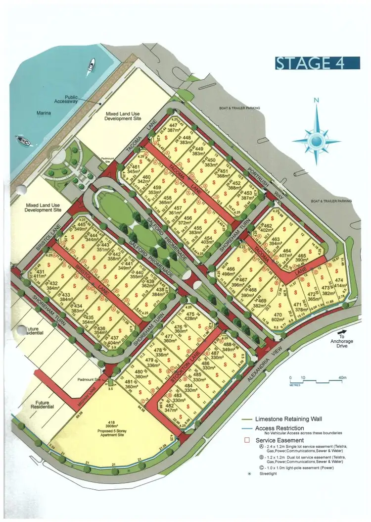Floorplan of Homely land listing, Lot 445, 25 Salford Promenade, Mindarie WA 6030
