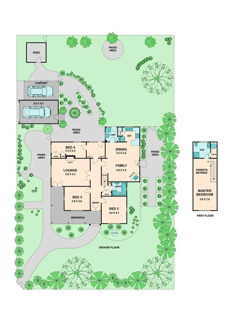 Floorplan of Homely house listing, 8 HAMILTON STREET, Broadford VIC 3658