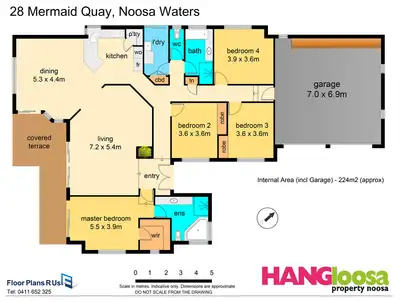 Floorplan of Homely house listing, 28 Mermaid Quay, Noosa Waters QLD 4566