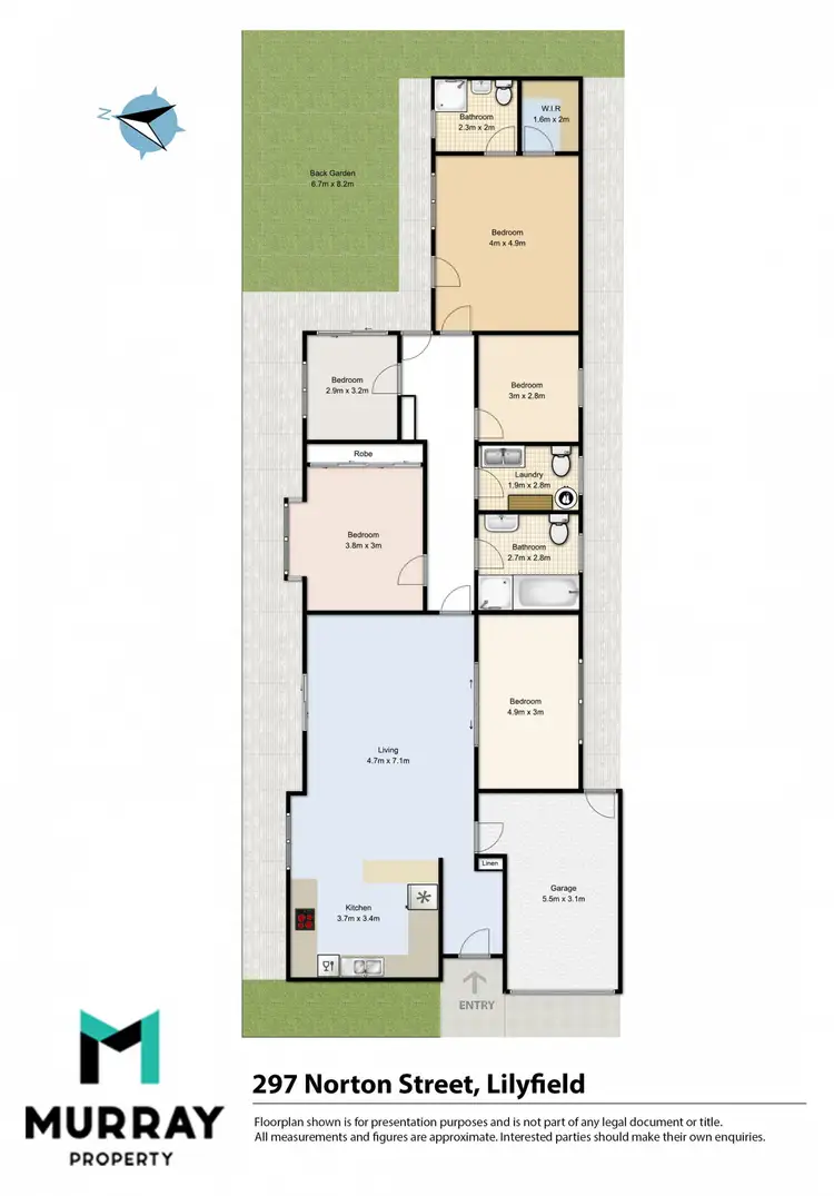 Floorplan of Homely house listing, 297 Norton Street, Lilyfield NSW 2040