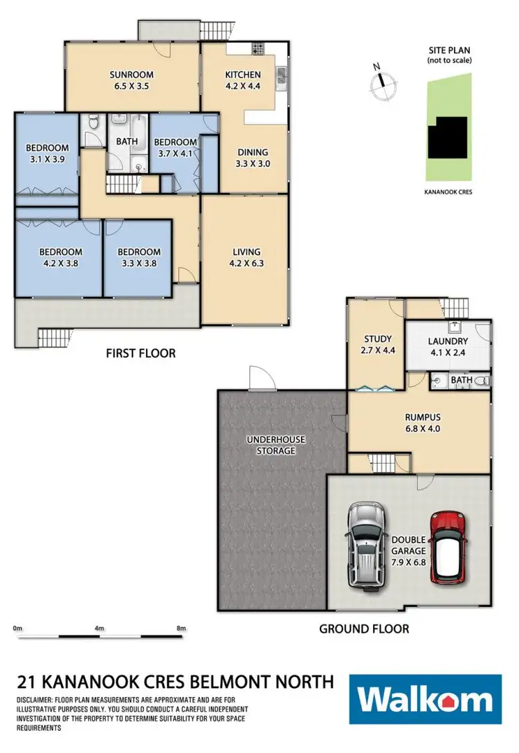 Floorplan of Homely house listing, 21 Kananook Crescent, Belmont North NSW 2280
