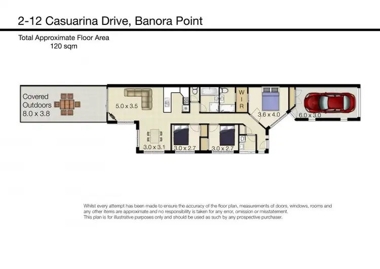 Floorplan of Homely house listing, 2/12 Casuarina drive, Banora Point NSW 2486