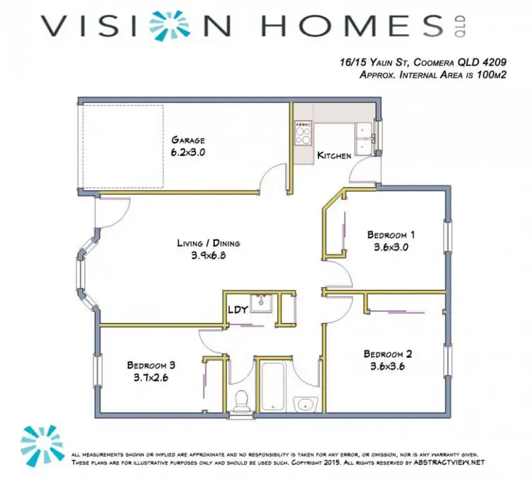 Floorplan of Homely unit listing, 16/15 Yaun Street, Coomera QLD 4209