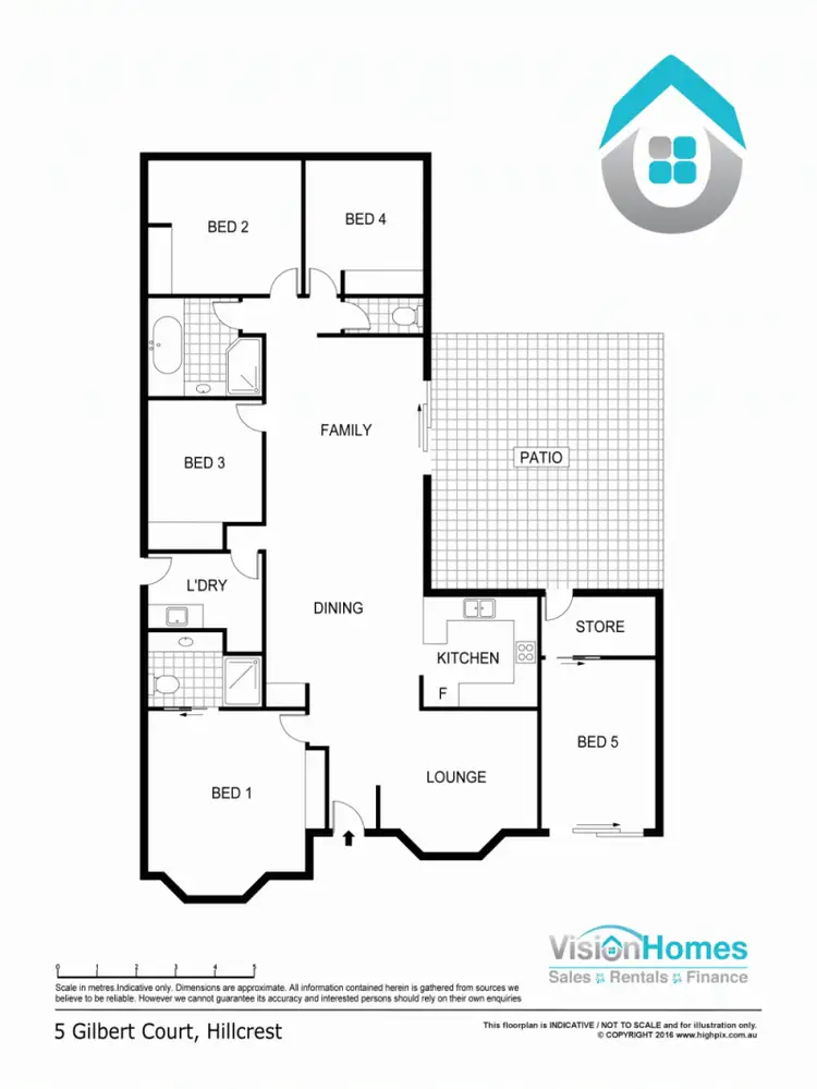 Floorplan of Homely house listing, 5 Gilbert Court, Hillcrest QLD 4118