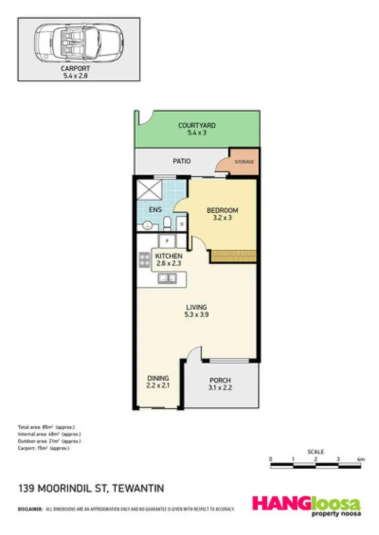 Floorplan of Homely unit listing, 137/139 Moorindil Street, Tewantin QLD 4565