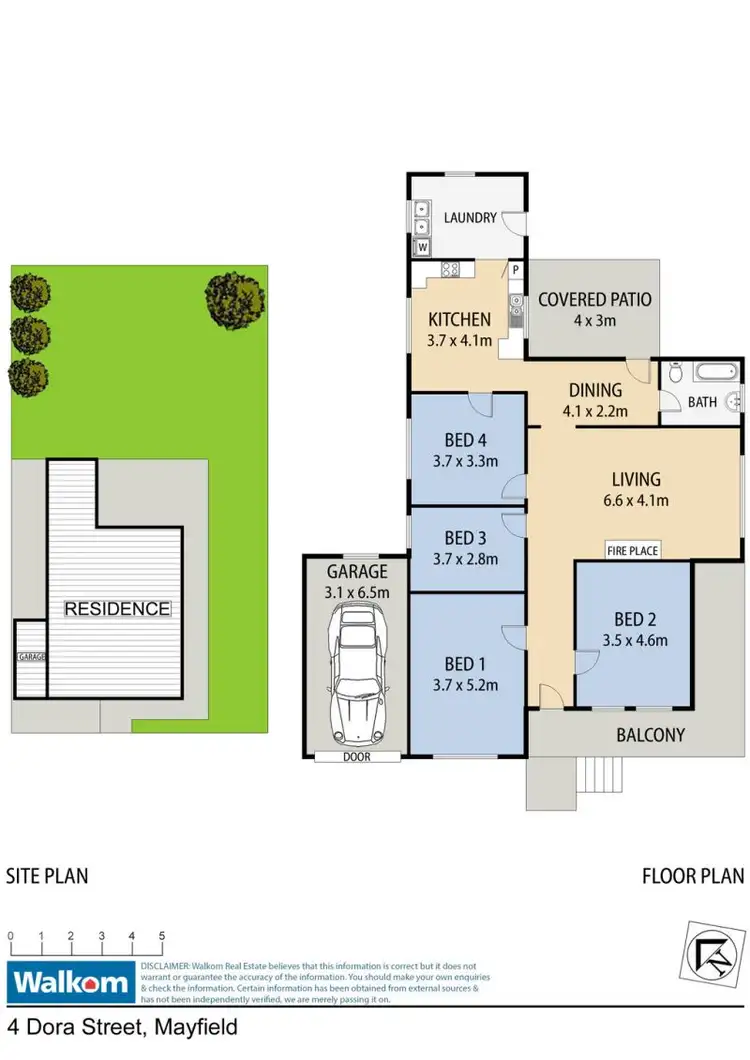 Floorplan of Homely house listing, 4 Dora Street, Mayfield NSW 2304