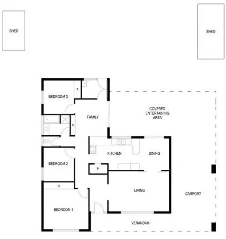 Floorplan of Homely house listing, 8 Bruce Street, Gillen NT 870