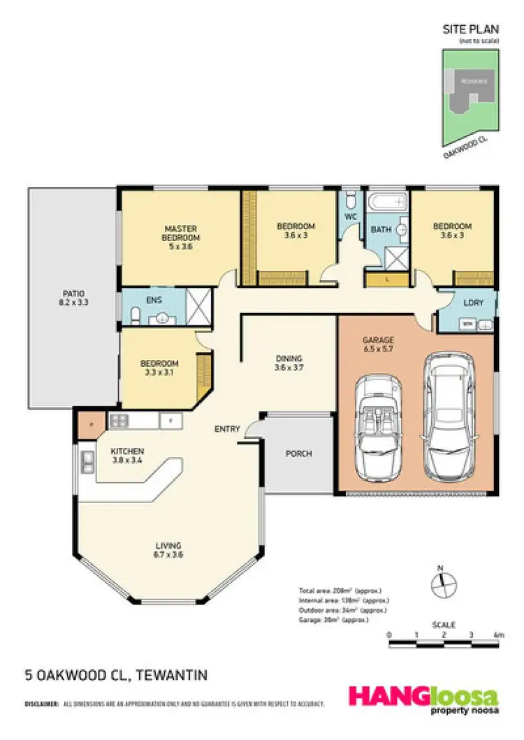 Floorplan of Homely house listing, 5 Oakwood Close, Tewantin QLD 4565
