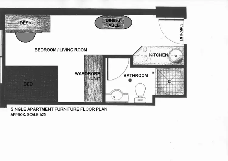 Floorplan of Homely unit listing, 615/104 Margaret Street, Brisbane City QLD 4000
