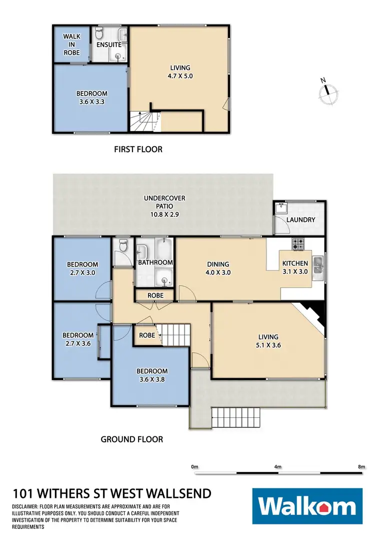 Floorplan of Homely house listing, 101 Withers Street, West Wallsend NSW 2286