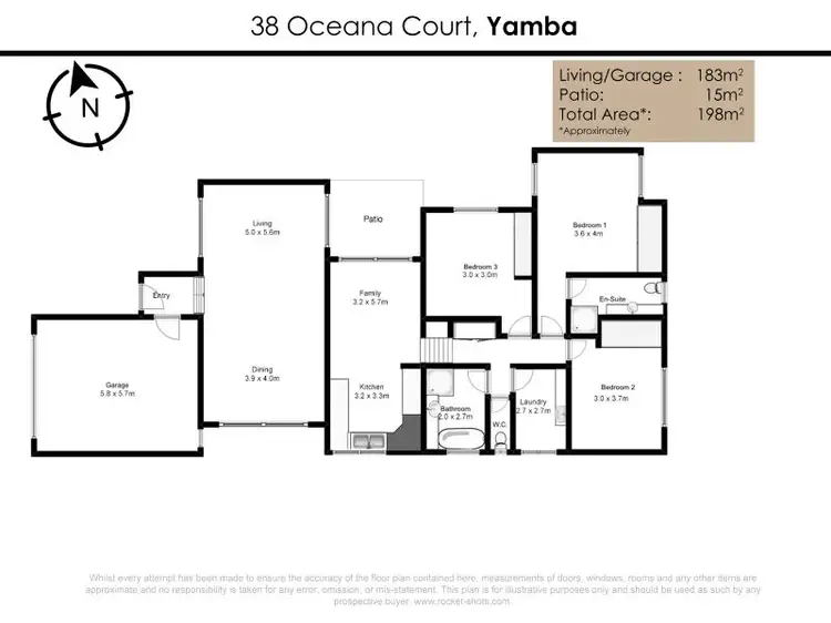 Floorplan of Homely house listing, 38 Oceania Court, Yamba NSW 2464