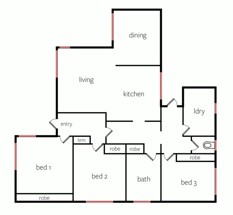 Floorplan of Homely house listing, 19 Edward Street, Horsham VIC 3400
