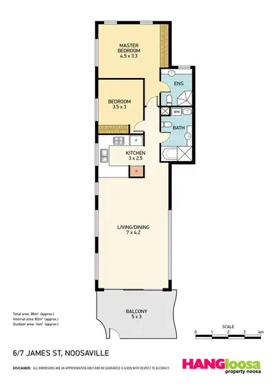 Floorplan of Homely unit listing, 6/7-11 James Street, Noosaville QLD 4566
