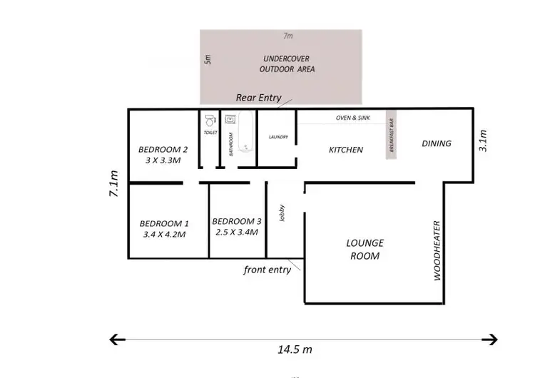 Floorplan of Homely house listing, 7230 Huon Highway, Dover TAS 7117