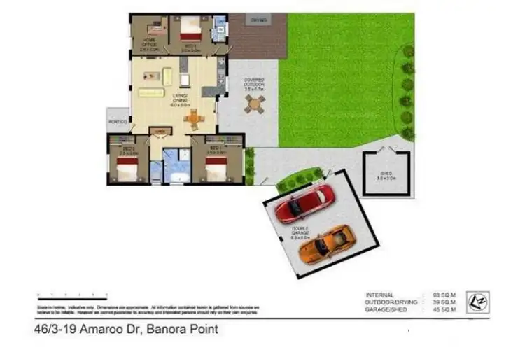 Floorplan of Homely unit listing, 46/3-19 Amaroo Drive, Banora Point NSW 2486