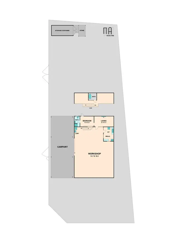 Floorplan of Homely warehouse listing, 1 Industrial Crescent, Nagambie VIC 3608