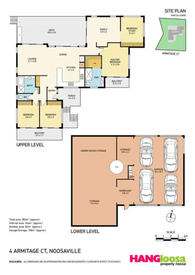 Floorplan of Homely house listing, 4 Armitage Court, Noosaville QLD 4566