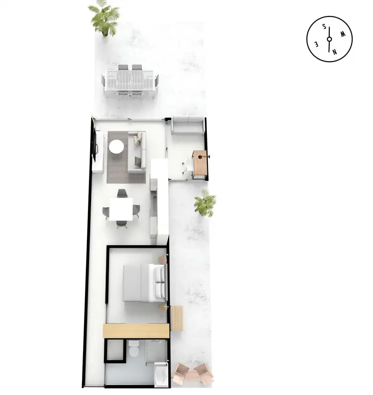 Floorplan of Homely apartment listing, 4/75 King St, Newcastle NSW 2300