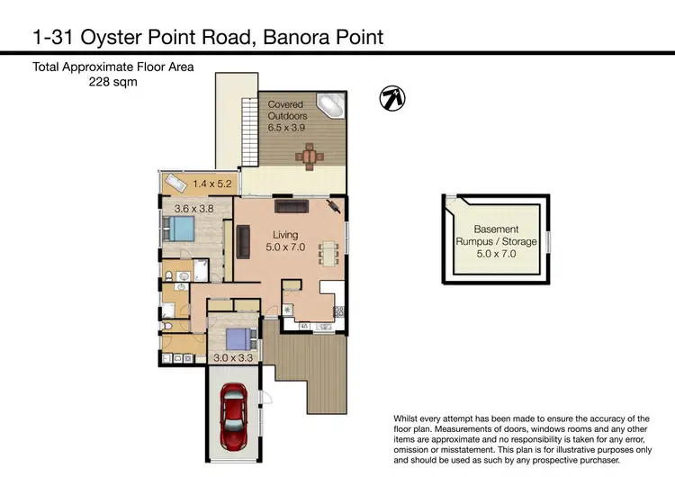 Floorplan of Homely house listing, 1/31 Oyster Point Road, Banora Point NSW 2486