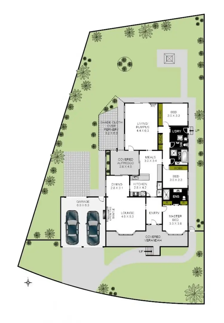 Floorplan of Homely house listing, 3 Southdown Crescent, Belmont VIC 3216