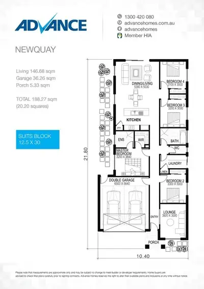 Floorplan of Homely house listing, LOT 59 SUNFLOWER WAY, Lara VIC 3212